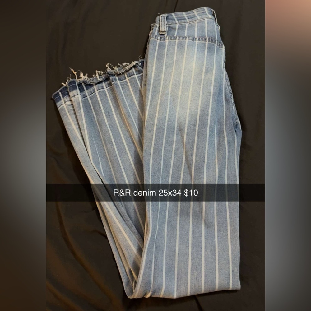R&R Denim Women's Blue Boot Cut Jeans
